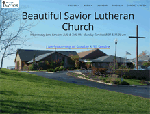 Tablet Screenshot of beautiful-savior.com